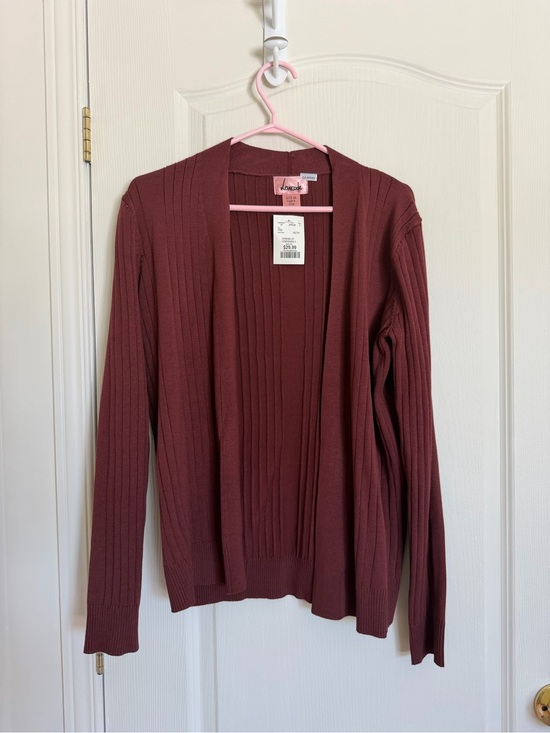 Lands' End Sweaters - Lands' End Women's Ribbed Open Front Cardigan -